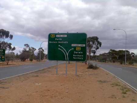 Schild in Port Augusta